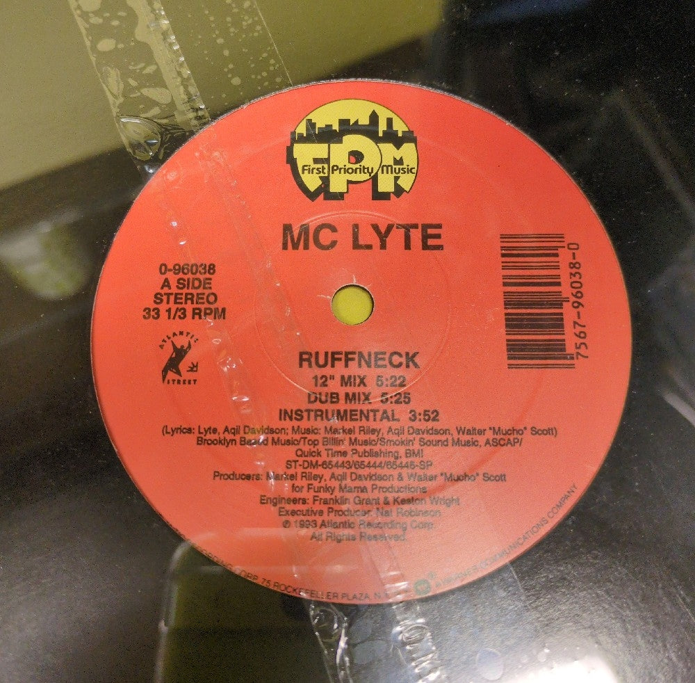 MC Lyte - Ruffneck - 1993 - 0-96038 - New - Sealed - Vinyl - 12" Single MC Lyte - Ruffneck - 1993 - 0-96038 - New - Sealed - Vinyl - 12" Single