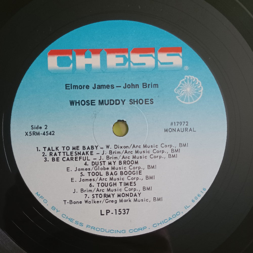 Elmore James John Brim - Whose Muddy Shoes Original Mono - 1969 - LP 1537 - Used - VG++ - Vinyl Elmore James John Brim - Whose Muddy Shoes Original Mono - 1969 - LP 1537 - Used - VG++ - Vinyl