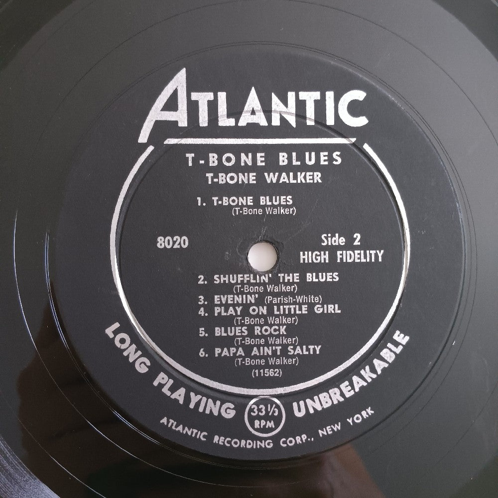 T-Bone Walker - T-Bone Blues OG Mono - 1959 - Atlantic 8020 - Used - VG++ - Vinyl T-Bone Walker - T-Bone Blues OG Mono - 1959 - Atlantic 8020 - Used - VG++ - Vinyl