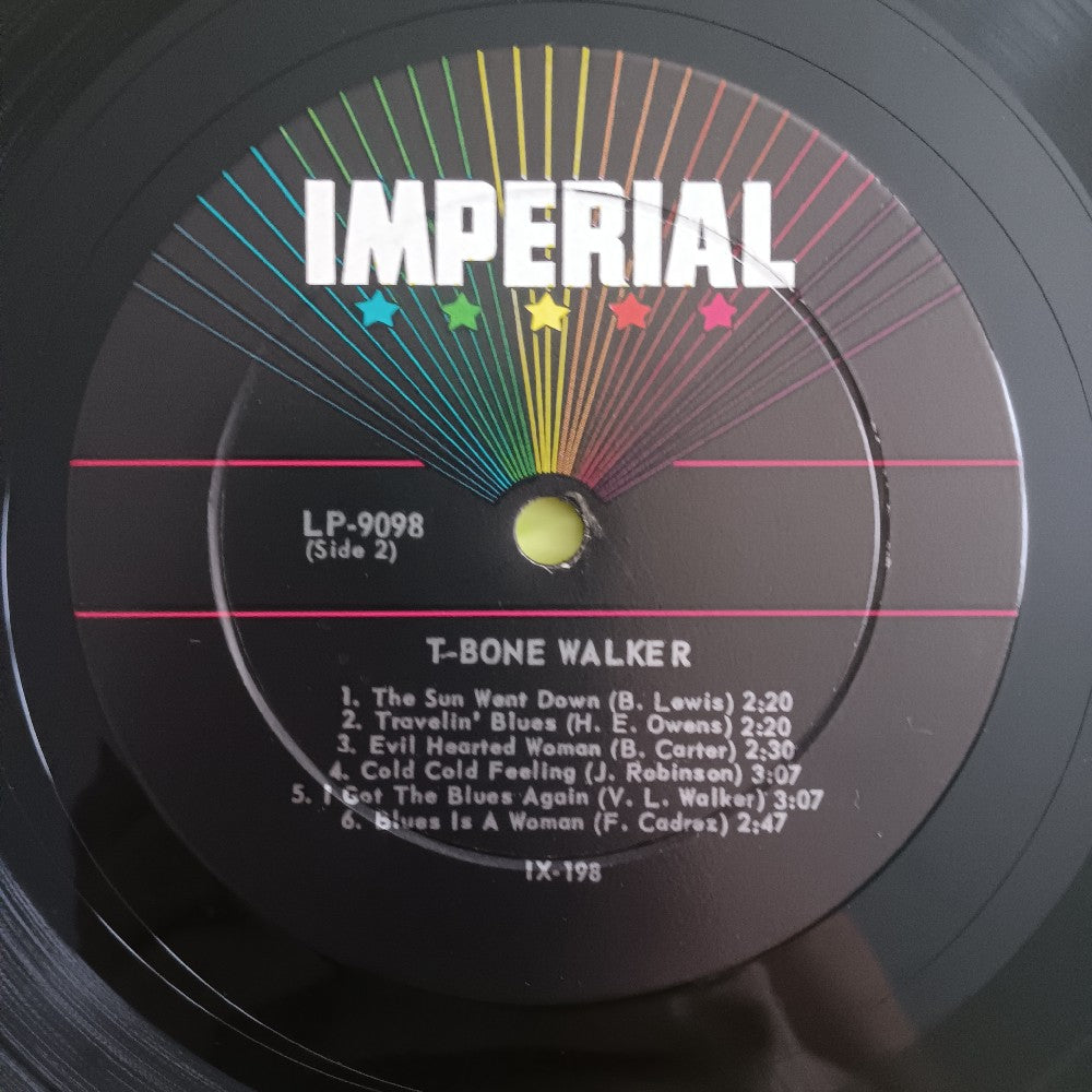 T-Bone Walker - Sings the Blues OG Mono - 1960 - LP 9098 Used - VG++ - Vinyl T-Bone Walker - Sings the Blues OG Mono - 1960 - LP 9098 Used - VG++ - Vinyl