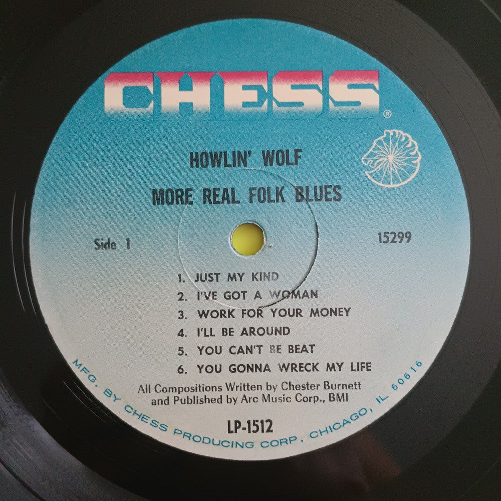 Howling Wolf - More Real Folk Blues OG Mono - 1967 - LP 1512 - Used - VG++ - Vinyl Howling Wolf - More Real Folk Blues OG Mono - 1967 - LP 1512 - Used - VG++ - Vinyl