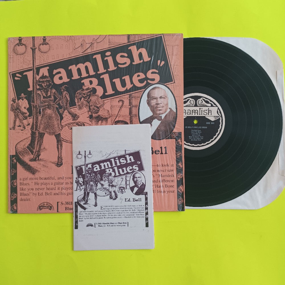 Ed Bell - Ed Bell's Mamlish Moan Blues W. Booklet & Shrink - 1982 - S-3811 - Used - VG++ - Vinyl Ed Bell - Ed Bell's Mamlish Moan Blues W. Booklet & Shrink - 1982 - S-3811 - Used - VG++ - Vinyl