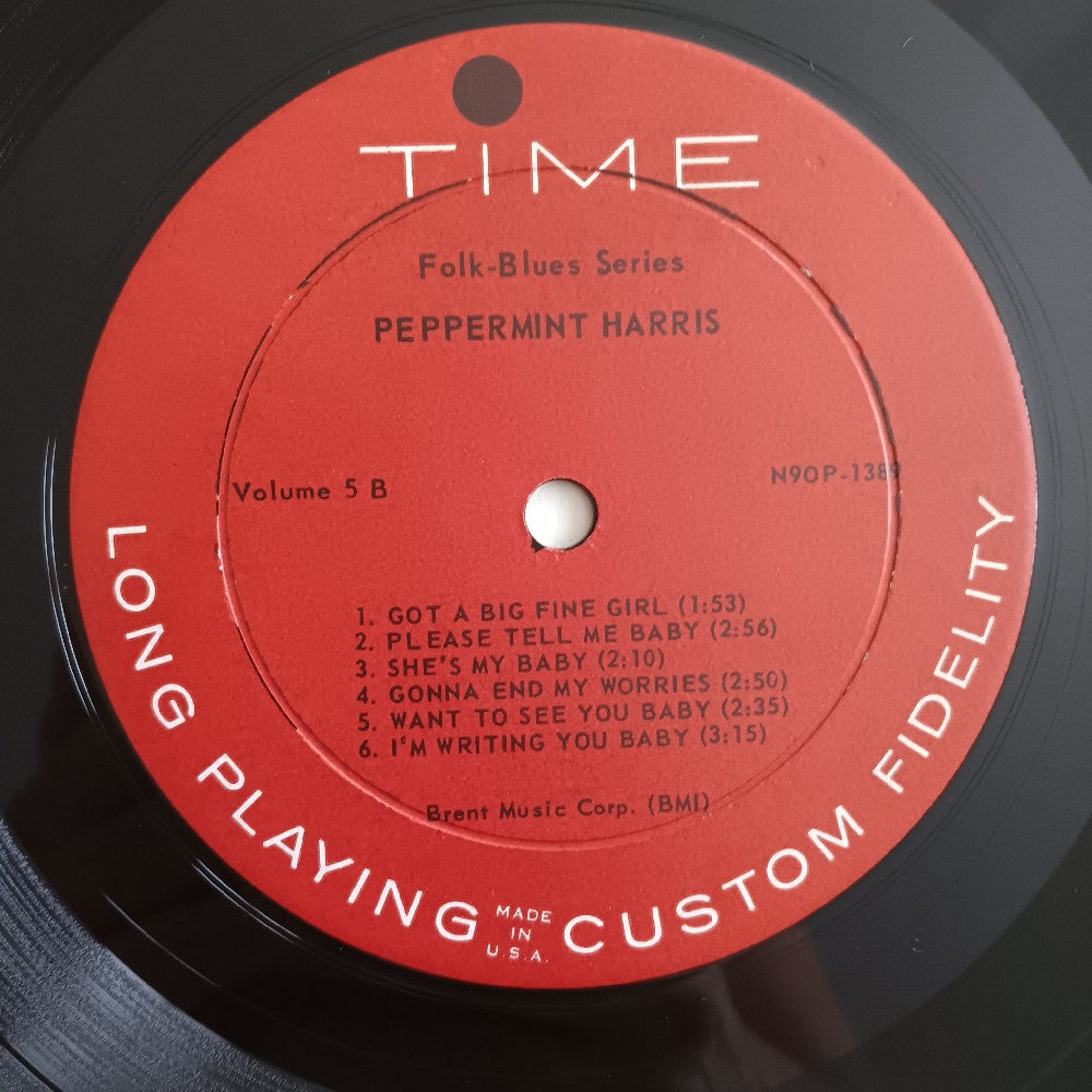 Peppermint Harris - Blues Folk Series Vol. 5 OG Mono - 1962 - N90P-1388 - Used - VG++ - Vinyl Peppermint Harris - Blues Folk Series Vol. 5 OG Mono - 1962 - N90P-1388 - Used - VG++ - Vinyl