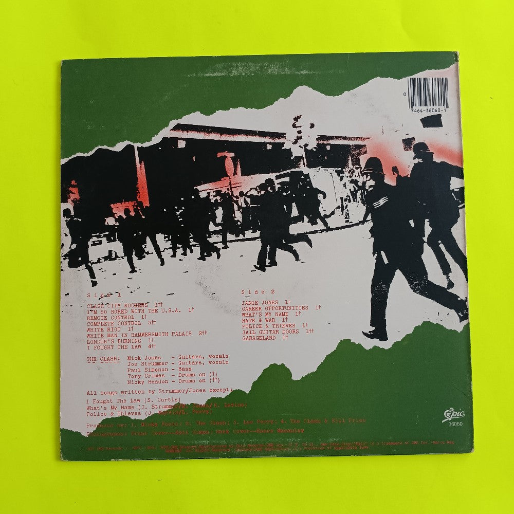 The Clash - The Clash Self Titled - 1979 - JE 36060 - Used - VG++ - Vinyl The Clash - The Clash Self Titled - 1979 - JE 36060 - Used - VG++ - Vinyl