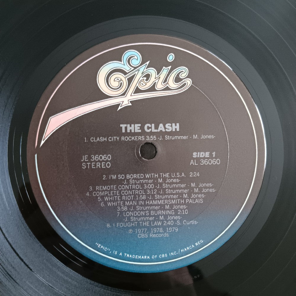 The Clash - The Clash Self Titled - 1979 - JE 36060 - Used - VG++ - Vinyl The Clash - The Clash Self Titled - 1979 - JE 36060 - Used - VG++ - Vinyl