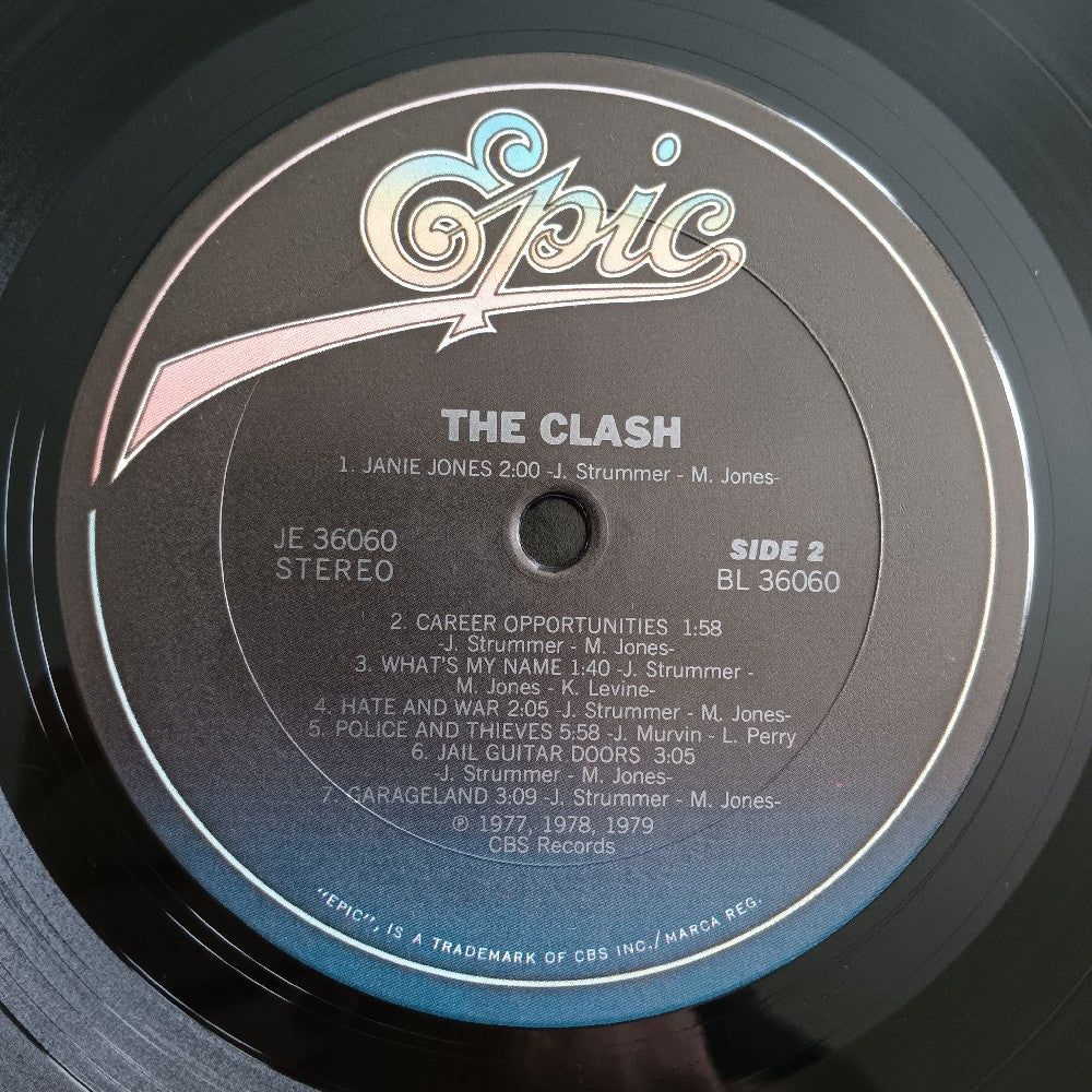 The Clash - The Clash Self Titled - 1979 - JE 36060 - Used - VG++ - Vinyl The Clash - The Clash Self Titled - 1979 - JE 36060 - Used - VG++ - Vinyl
