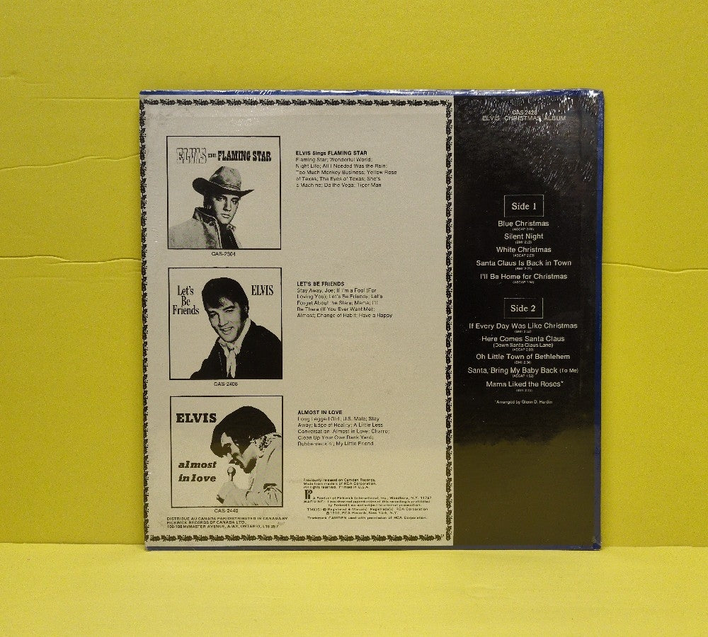 Elvis Presley - Elvis' Christmas Album - 1975 - CAS-2428 - New - Sealed - Vinyl Elvis Presley - Elvis' Christmas Album - 1975 - CAS-2428 - New - Sealed - Vinyl