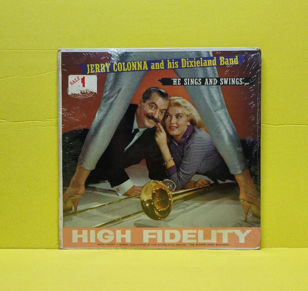 Jerry Colonna And His Dixieland Band - He Sings And Swings - MGW 12153 - New - Sealed - Vinyl - Mono Jerry Colonna And His Dixieland Band - He Sings And Swings - MGW 12153 - New - Sealed - Vinyl - Mono