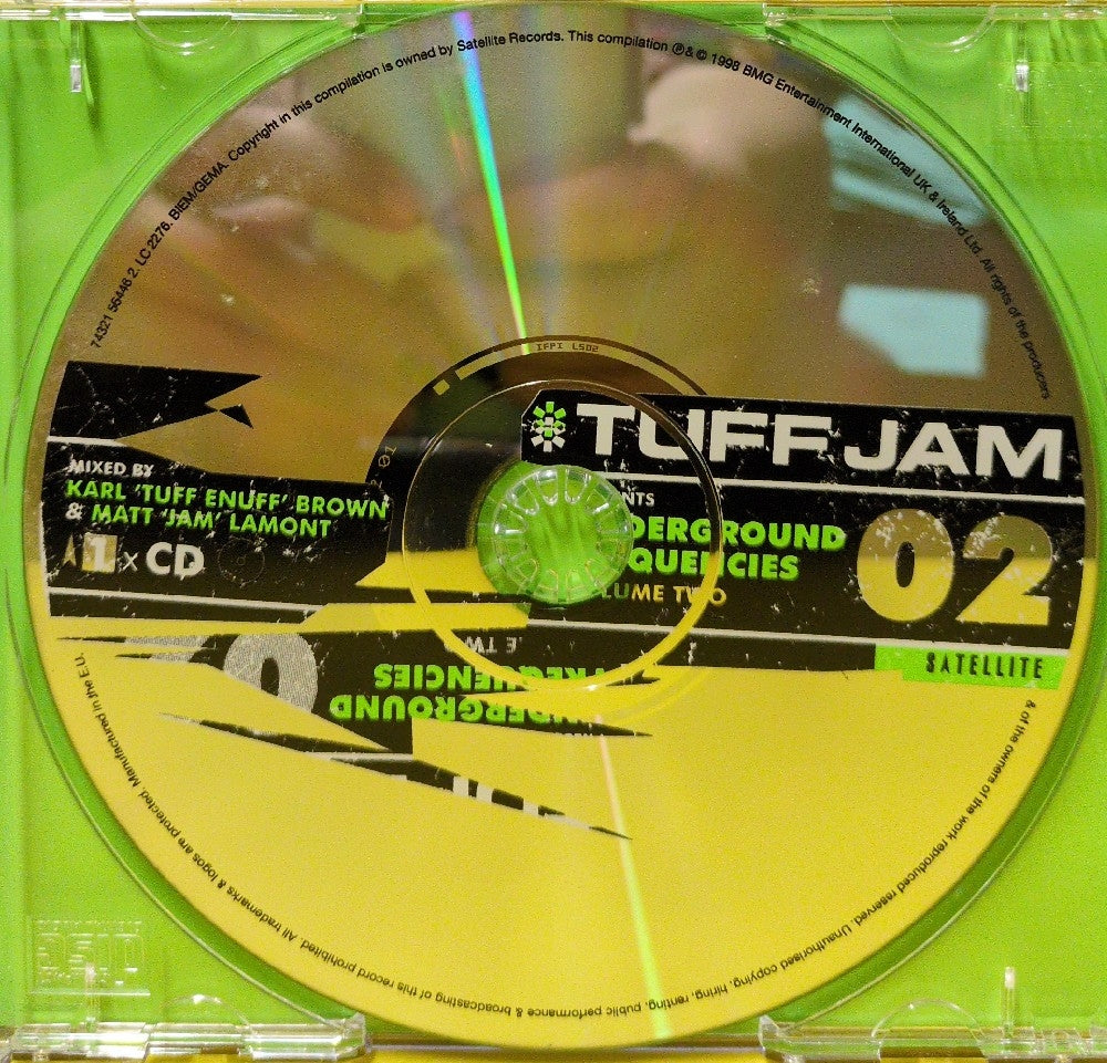 Tuff Jam - Underground Frequencies Volume Two - 1998 - 74321 56446 2 - Used - EX - CDs Tuff Jam - Underground Frequencies Volume Two - 1998 - 74321 56446 2 - Used - EX - CDs
