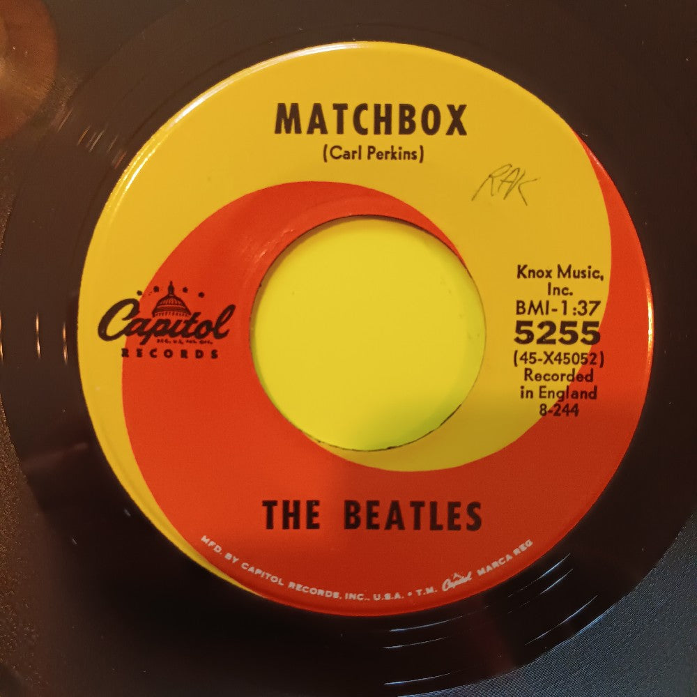 The Beatles - Matchbox / Slow Down 7" - 1964 - Capitol 5255 - Used - VG++ - Vinyl The Beatles - Matchbox / Slow Down 7" - 1964 - Capitol 5255 - Used - VG++ - Vinyl