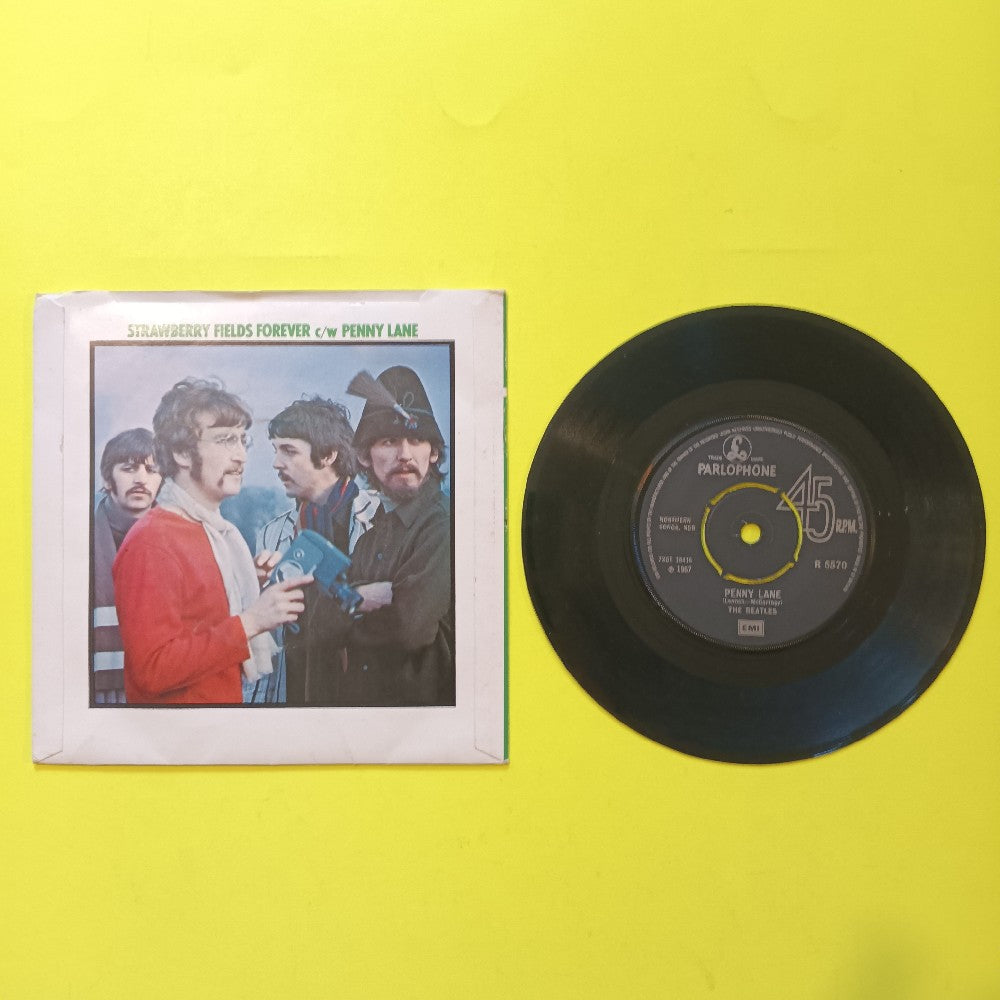 The Beatles - Strawberry Fields Forever / Penny Lane (UK 7") - 1976 - R 5570 - Used - VG++ - Vinyl The Beatles - Strawberry Fields Forever / Penny Lane (UK 7") - 1976 - R 5570 - Used - VG++ - Vinyl