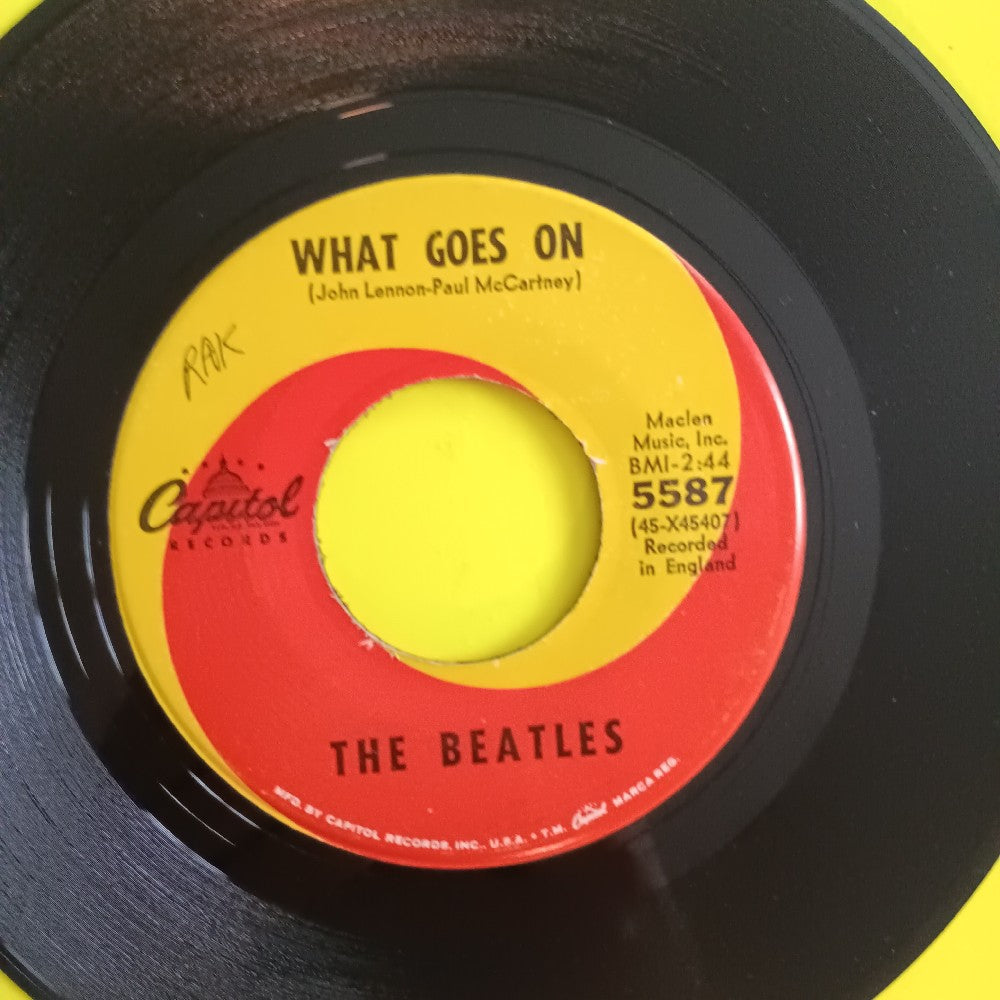 The Beatles - Nowhere Man / What Goes On 7" - 1966 - Capitol 5587 - Used - VG+ - Vinyl The Beatles - Nowhere Man / What Goes On 7" - 1966 - Capitol 5587 - Used - VG+ - Vinyl
