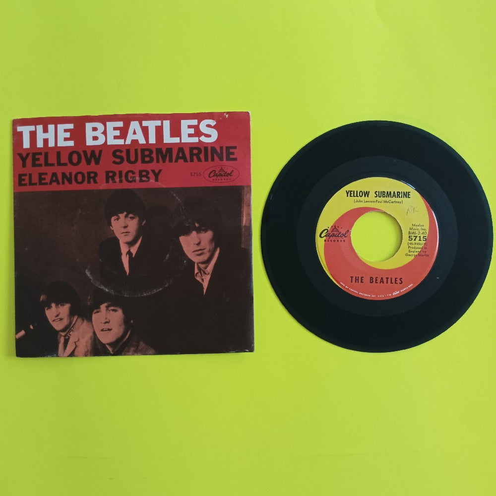 The Beatles - Yellow Submarine / Eleanor Rigby 7" - 1966 - Capitol 5715 - Used - VG+ - Vinyl The Beatles - Yellow Submarine / Eleanor Rigby 7" - 1966 - Capitol 5715 - Used - VG+ - Vinyl
