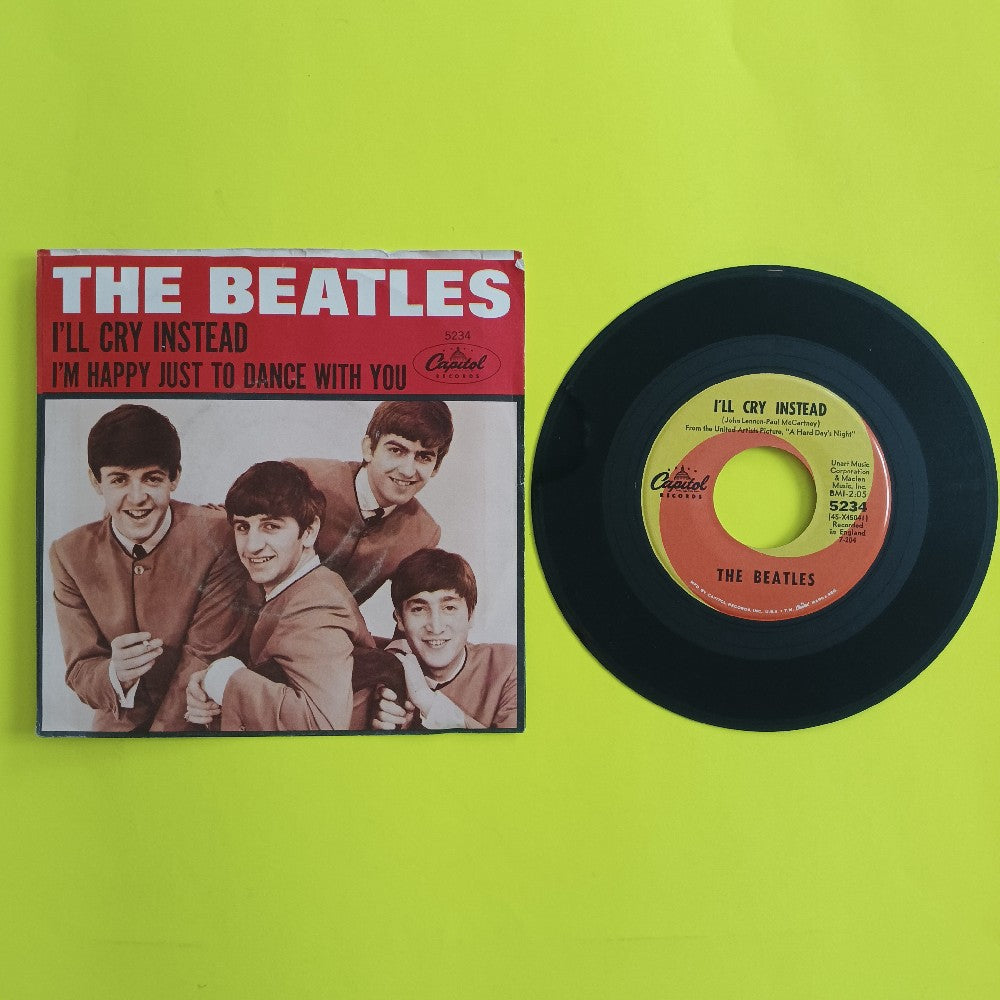 The Beatles - I'll Cry Instead 7" - 1964 - Capitol 5234 - Used - VG+ - Vinyl The Beatles - I'll Cry Instead 7" - 1964 - Capitol 5234 - Used - VG+ - Vinyl