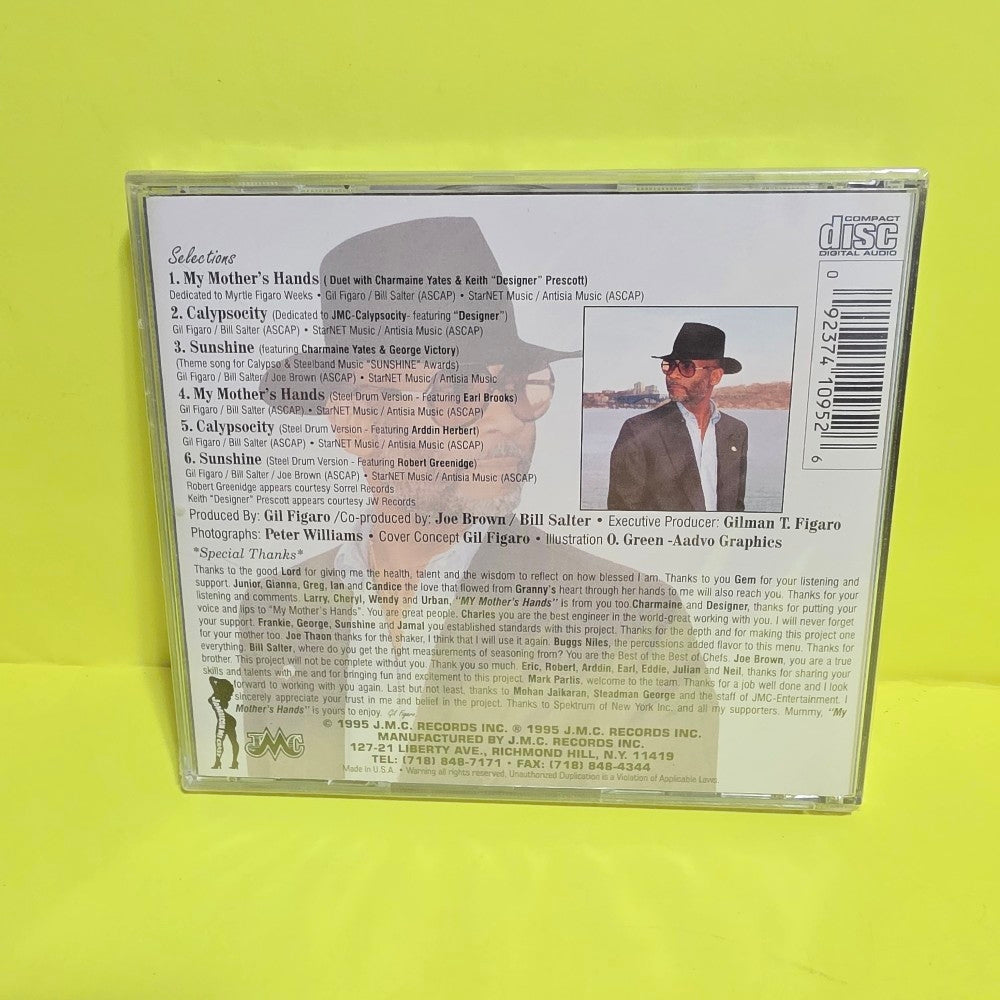 Gil Figaro - My Mother's Hands - 1995 - JMCCD1095 - New - Sealed - CDs Gil Figaro - My Mother's Hands - 1995 - JMCCD1095 - New - Sealed - CDs