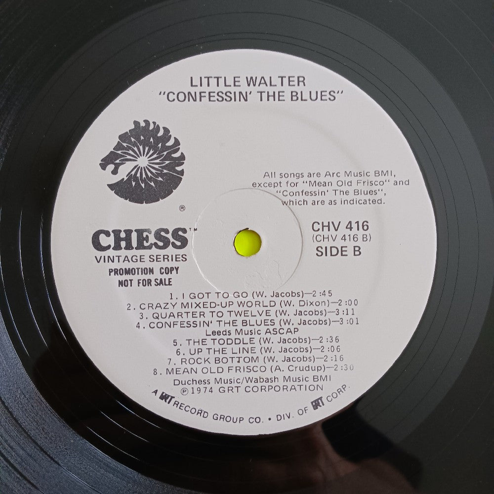 Little Walter - Confessin' The Blues PROMO - 1974 - CHV 416 - Used - VG++ - Vinyl Little Walter - Confessin' The Blues PROMO - 1974 - CHV 416 - Used - VG++ - Vinyl