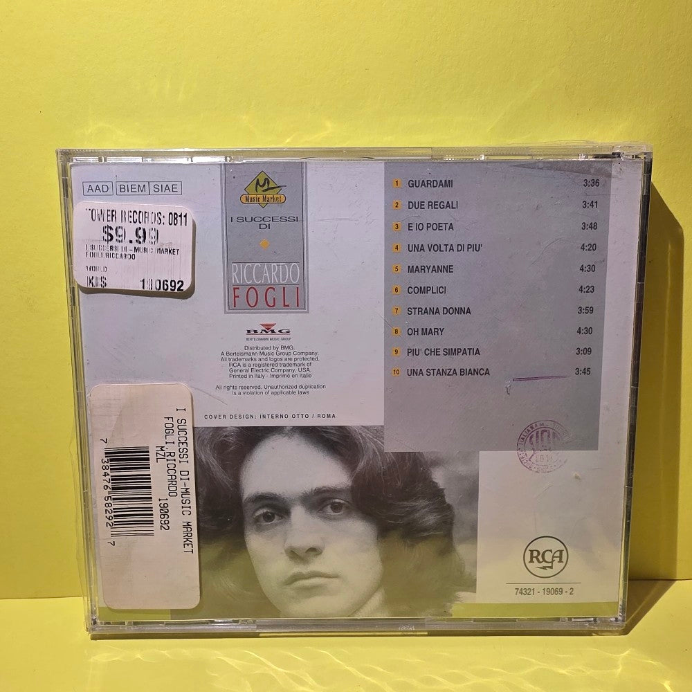 Riccardo Foglio - I Successi Di Riccardo Foglio - 1994 - 74321-19069-2 - New - Sealed - CDs Riccardo Foglio - I Successi Di Riccardo Foglio - 1994 - 74321-19069-2 - New - Sealed - CDs