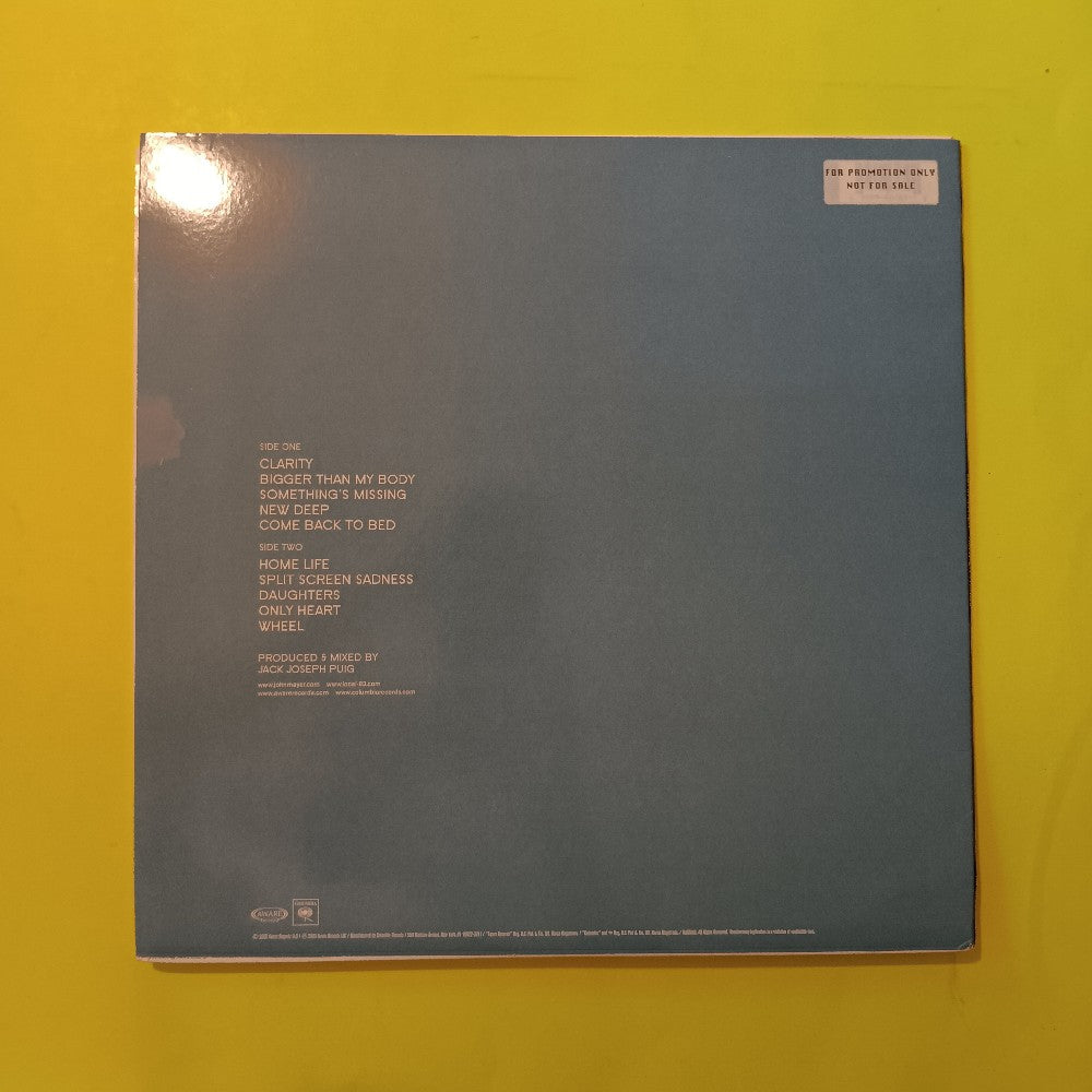 John Mayer - Heavier Things 1st Press Promo - 2003 - C 86185 - Used - EX - Vinyl John Mayer - Heavier Things 1st Press Promo - 2003 - C 86185 - Used - EX - Vinyl
