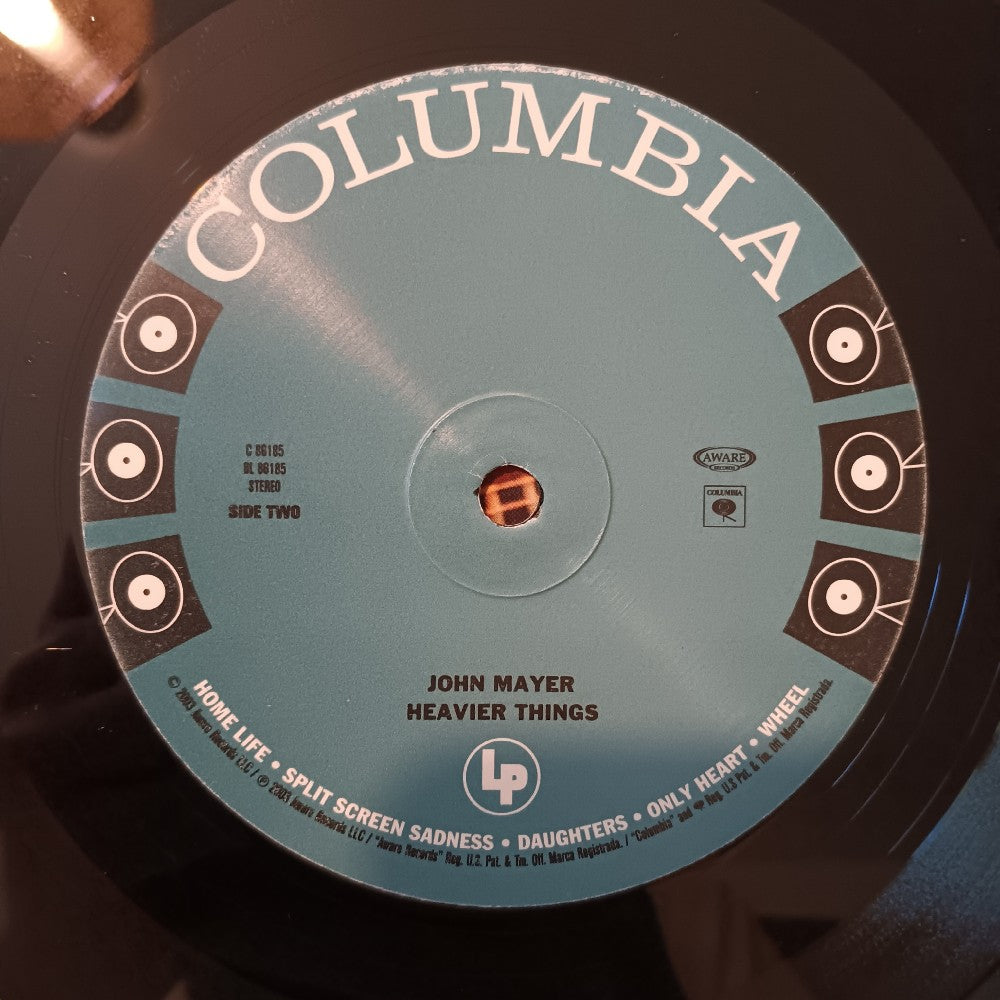 John Mayer - Heavier Things 1st Press Promo - 2003 - C 86185 - Used - EX - Vinyl John Mayer - Heavier Things 1st Press Promo - 2003 - C 86185 - Used - EX - Vinyl