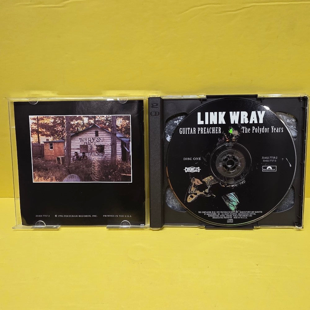 Link Wray - Guitar Preacher (The Polydor Years) - 1995 - 31452 7718-2 - Used - NM - CDs Link Wray - Guitar Preacher (The Polydor Years) - 1995 - 31452 7718-2 - Used - NM - CDs