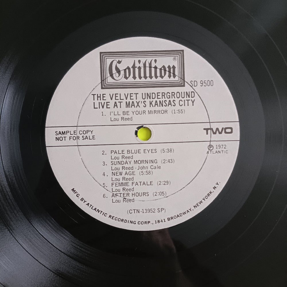 Velvet Underground - Live At Max's Kansas City PROMO MONO - 1972 - SD 9500 - Used - VG++ - Vinyl Velvet Underground - Live At Max's Kansas City PROMO MONO - 1972 - SD 9500 - Used - VG++ - Vinyl