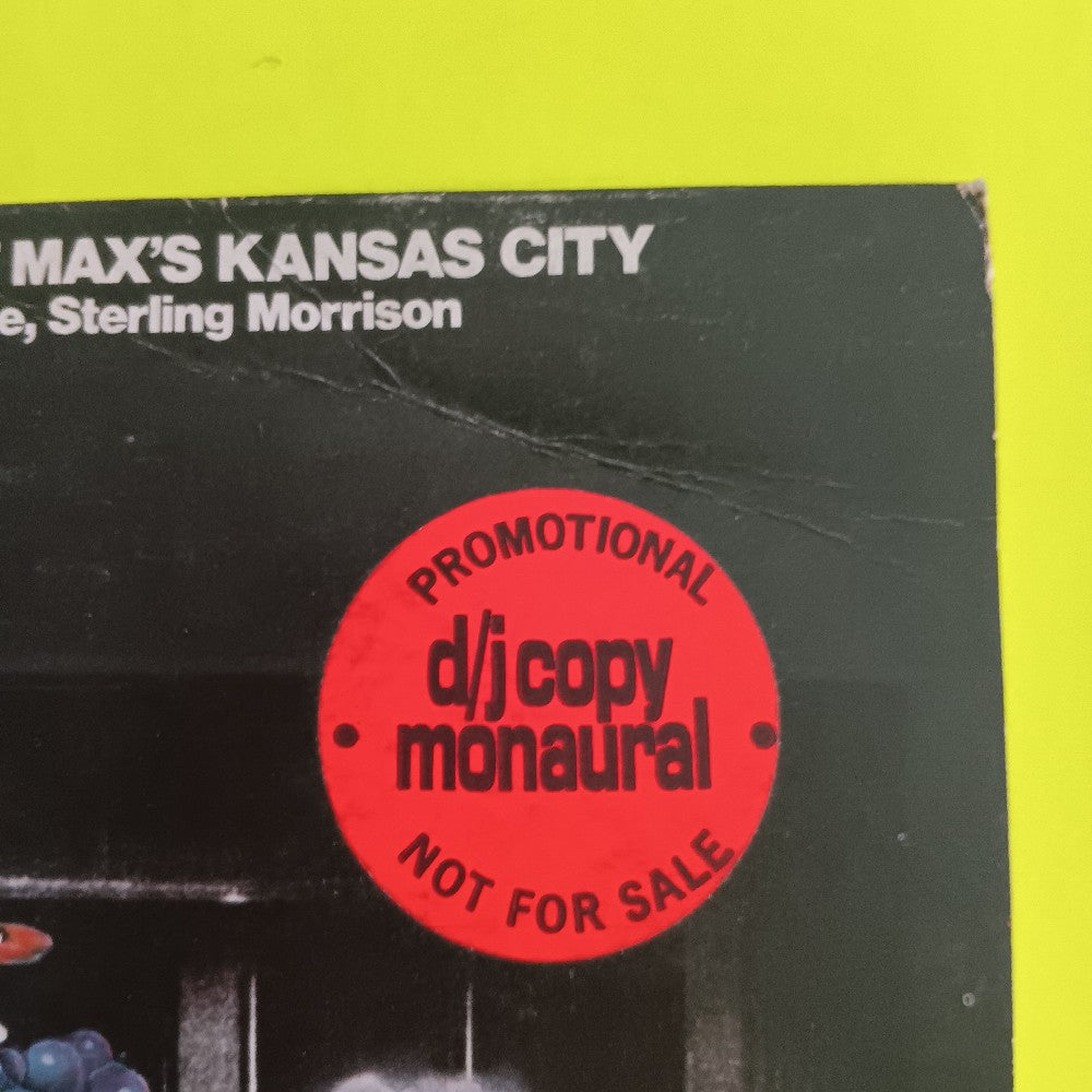 Velvet Underground - Live At Max's Kansas City PROMO MONO - 1972 - SD 9500 - Used - VG++ - Vinyl Velvet Underground - Live At Max's Kansas City PROMO MONO - 1972 - SD 9500 - Used - VG++ - Vinyl