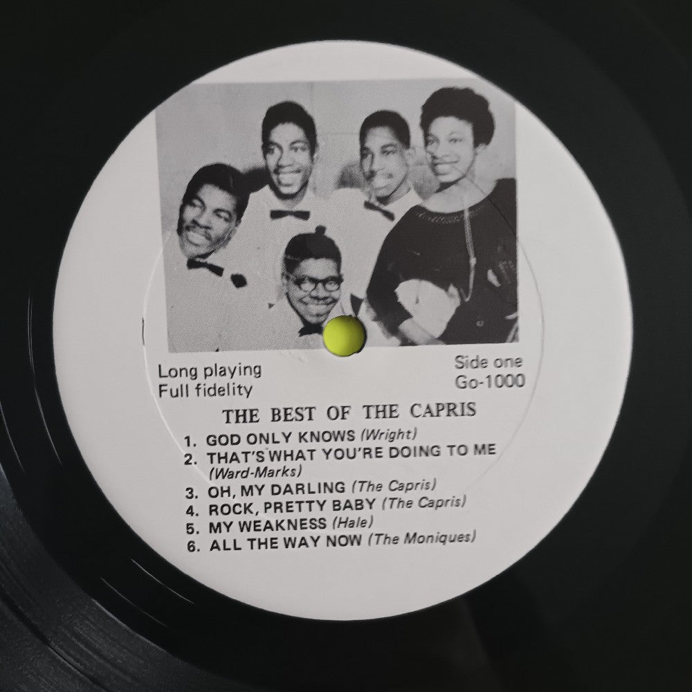 The Capris - The Best Of The Capris - GO-1000 - Used - EX - Vinyl The Capris - The Best Of The Capris - GO-1000 - Used - EX - Vinyl