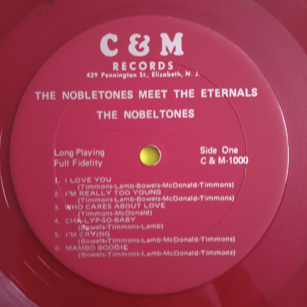 Nobletones / Eternals - The Nobletones Meet The Eternals RED - C&M-1000 - Used - VG++ - Vinyl Nobletones / Eternals - The Nobletones Meet The Eternals RED - C&M-1000 - Used - VG++ - Vinyl
