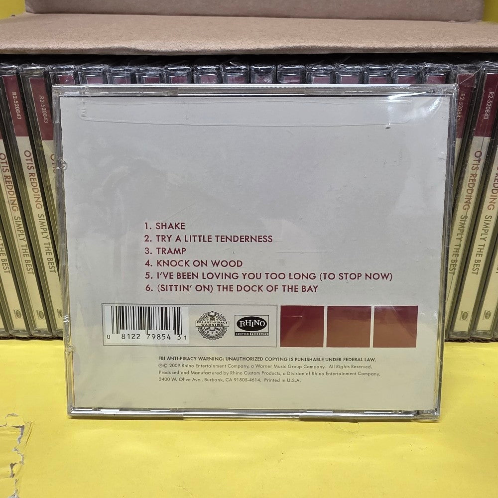 Lot #00146 - Otis Redding - Simply The Best - 2009 - R2-520843 - New - Sealed - Wholesale Lot #00146 - Otis Redding - Simply The Best - 2009 - R2-520843 - New - Sealed - Wholesale
