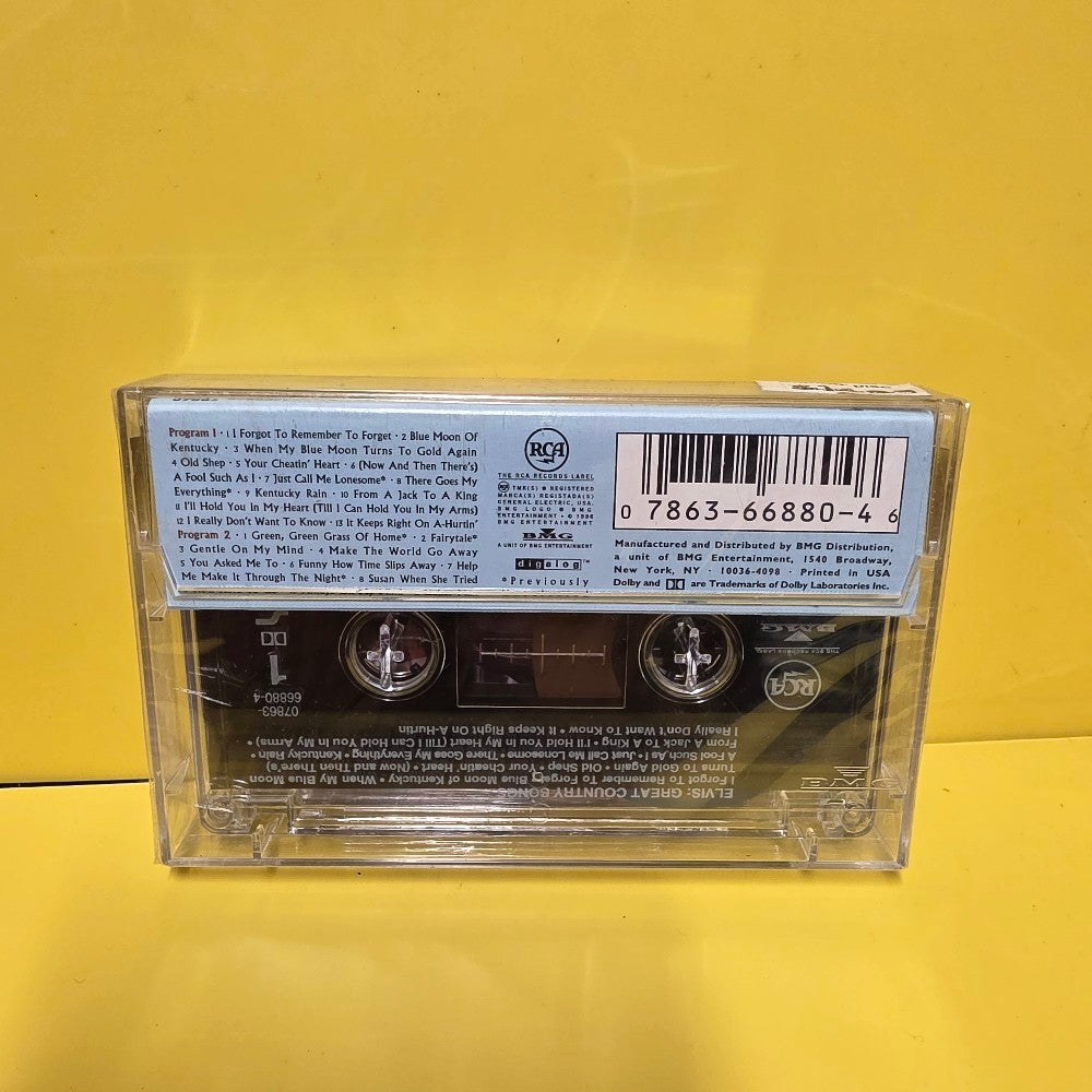 Elvis Presley - Great Country Songs - 1996 - 07863 66880-4 - New - Sealed - Cassettes Elvis Presley - Great Country Songs - 1996 - 07863 66880-4 - New - Sealed - Cassettes
