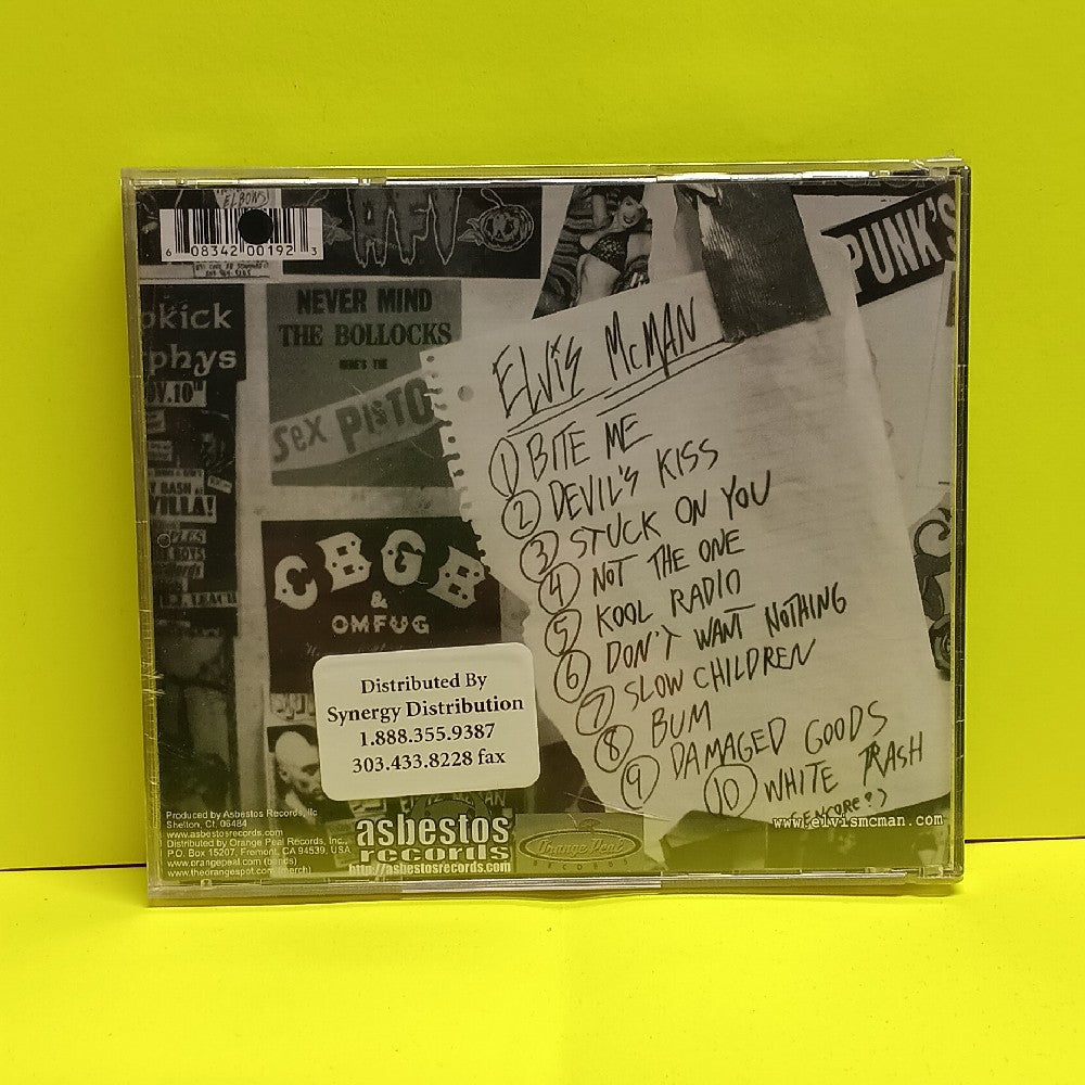 Elvis McMan - Punch In A Kiss - 2003 - asb017 - New - Sealed - CDs Elvis McMan - Punch In A Kiss - 2003 - asb017 - New - Sealed - CDs
