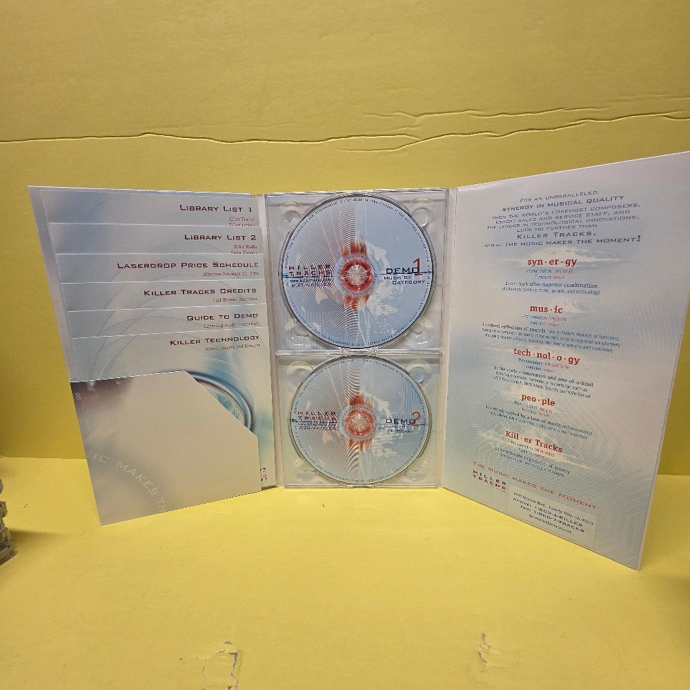 Killer Tracks Production Music - The Music Makes The Moment / Long Box - New - NM - CDs Killer Tracks Production Music - The Music Makes The Moment / Long Box - New - NM - CDs