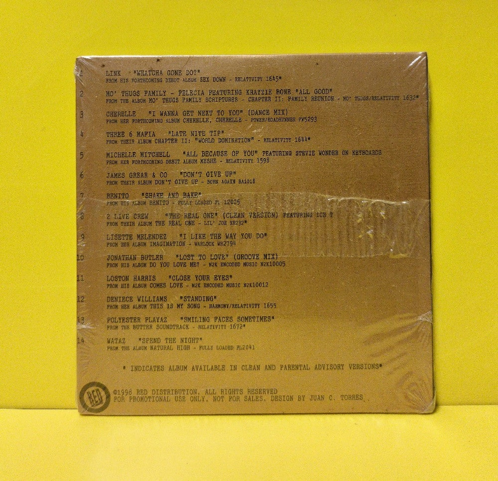 Various - Soul Express: Black Music Sampler 1998 - 1998 - PRO-002 - New - Sealed - CDs Various - Soul Express: Black Music Sampler 1998 - 1998 - PRO-002 - New - Sealed - CDs