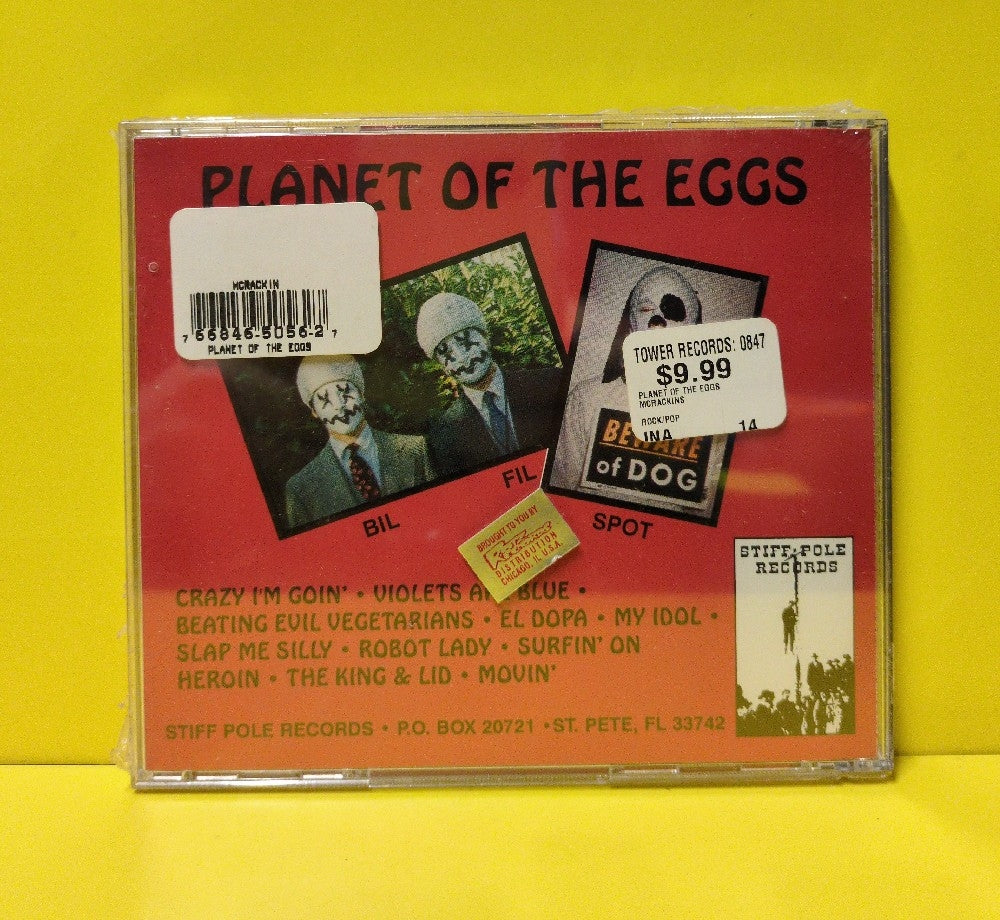 McRackins - Planet Of The Eggs - 1995 - SPR-014 - New - Sealed - CDs McRackins - Planet Of The Eggs - 1995 - SPR-014 - New - Sealed - CDs