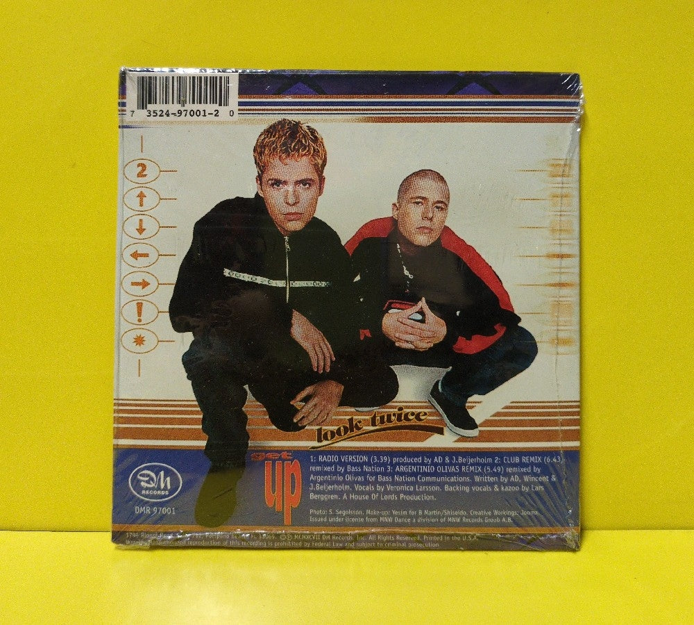 Look Twice - Get Up - 1998 - DMR 97001 - New - Sealed - CDs - Maxi-Single - Cardboard Sleeve Look Twice - Get Up - 1998 - DMR 97001 - New - Sealed - CDs - Maxi-Single - Cardboard Sleeve