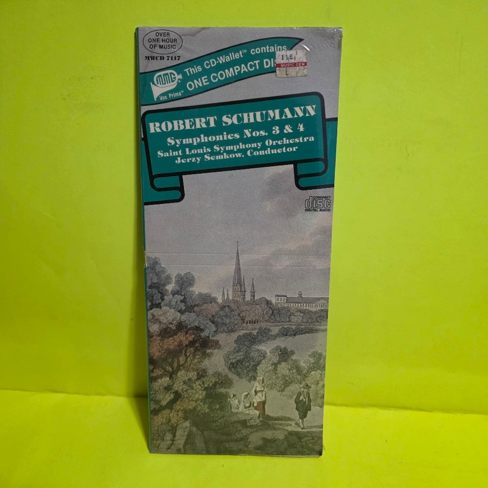 Robert Schumann / Saint Louis Symphony Orchestra, Jerzy Semkow - Symphonies Nos. 3 & 4 / Long Box - 1986 - MWCD 7117 - New - Sealed - CDs Robert Schumann / Saint Louis Symphony Orchestra, Jerzy Semkow - Symphonies Nos. 3 & 4 / Long Box - 1986 - MWCD 7117 - New - Sealed - CDs