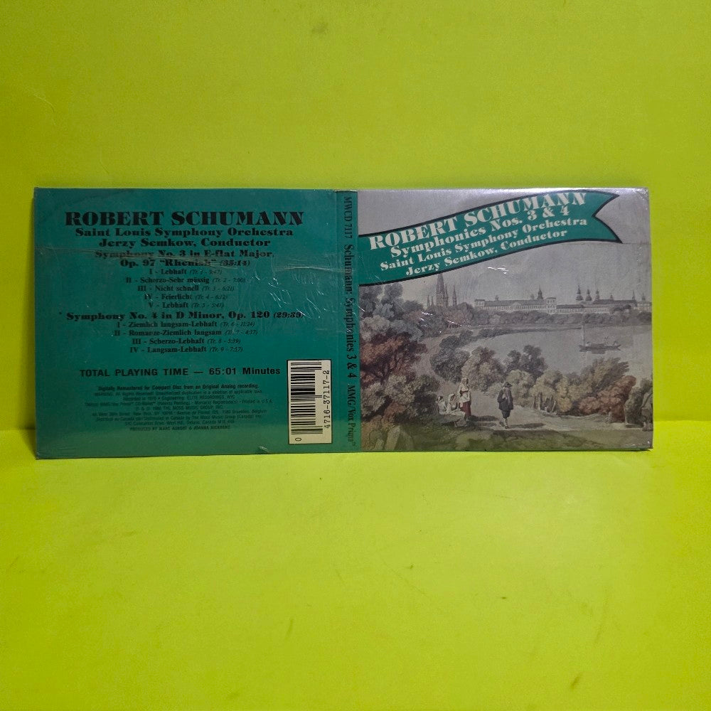 Robert Schumann / Saint Louis Symphony Orchestra, Jerzy Semkow - Symphonies Nos. 3 & 4 / Long Box - 1986 - MWCD 7117 - New - Sealed - CDs Robert Schumann / Saint Louis Symphony Orchestra, Jerzy Semkow - Symphonies Nos. 3 & 4 / Long Box - 1986 - MWCD 7117 - New - Sealed - CDs
