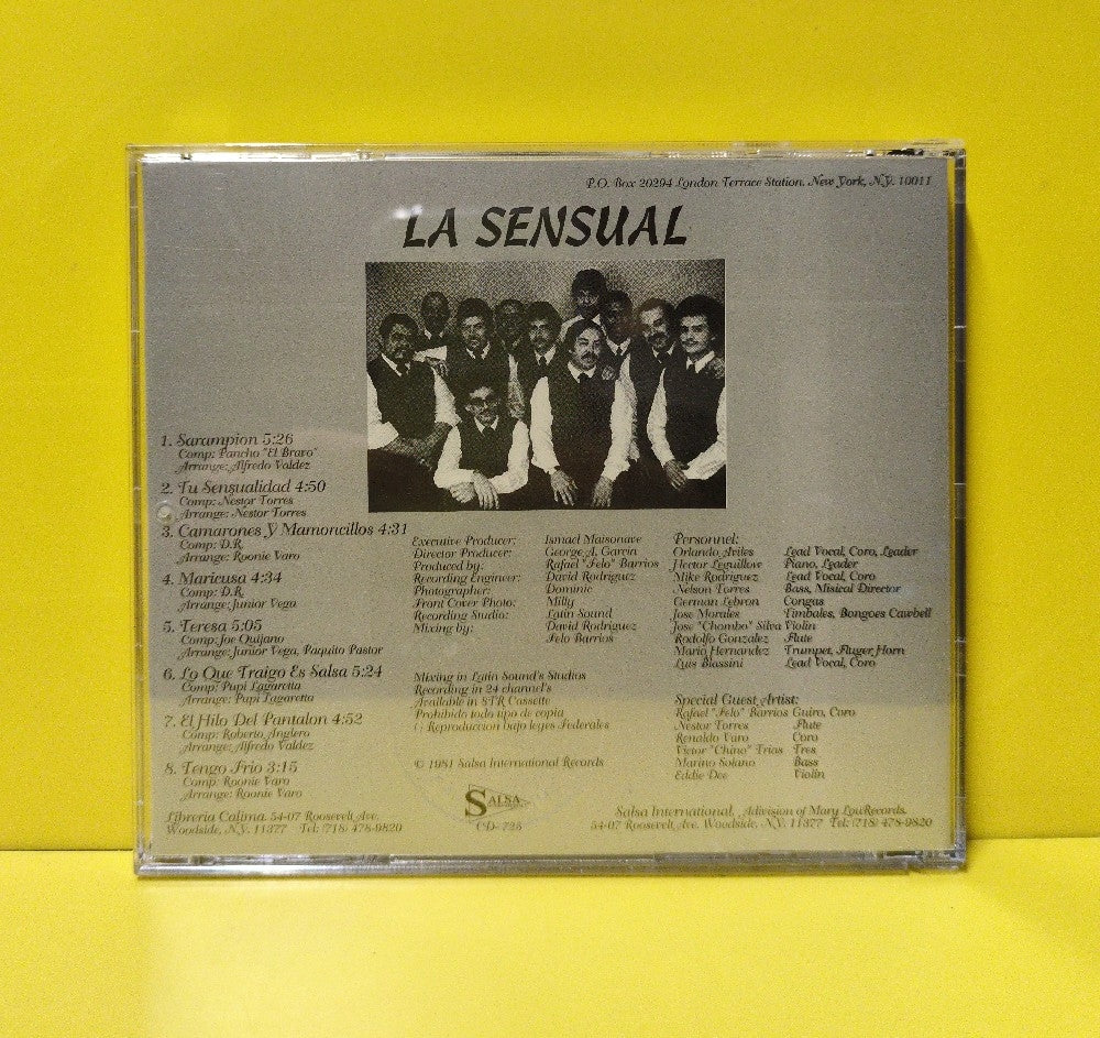 La Sensual - La Sensual - CD-725 - Used - VG++ - CDs La Sensual - La Sensual - CD-725 - Used - VG++ - CDs