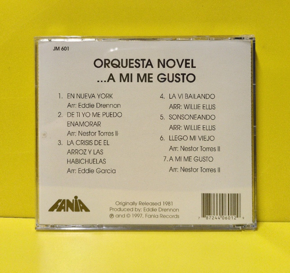 Orquesta Novel - ...A Mi Me Gusto - 1997 - JM 601 - Used - VG+ - CDs Orquesta Novel - ...A Mi Me Gusto - 1997 - JM 601 - Used - VG+ - CDs