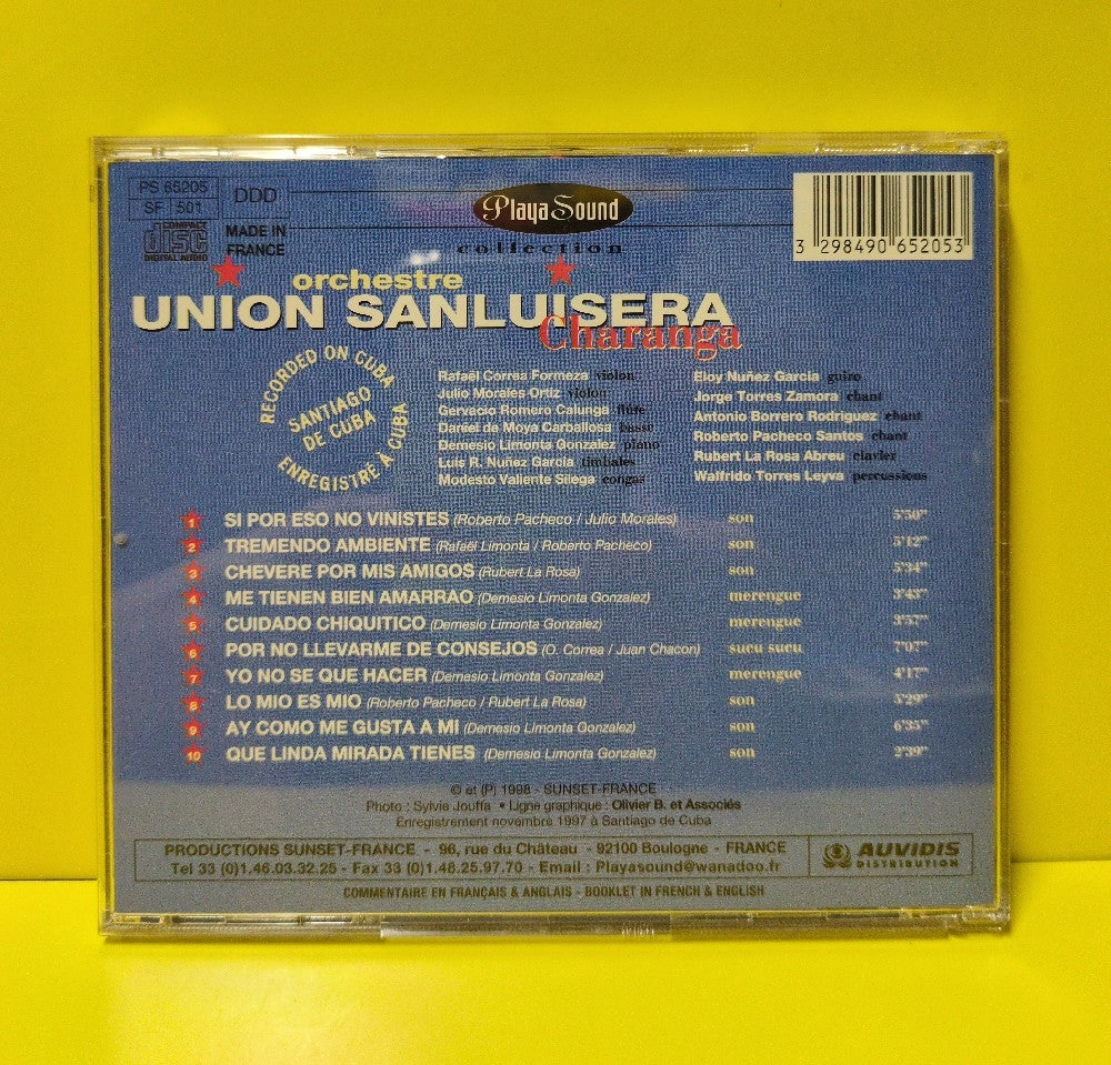 Union Sanluisera - Charanga - 1998 - PS 65205 - Used - EX - CDs - France Import Union Sanluisera - Charanga - 1998 - PS 65205 - Used - EX - CDs - France Import