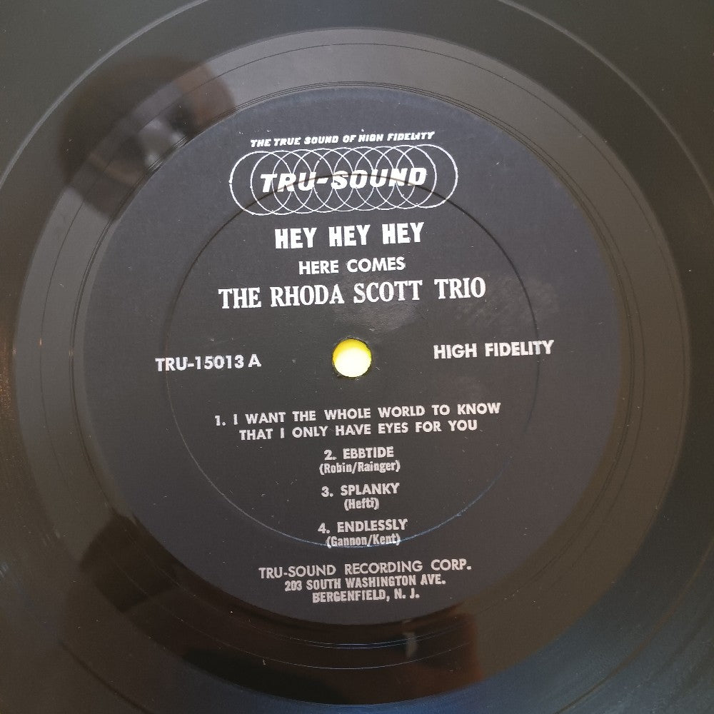 The Rhoda Scott Trio - Hey Hey Hey! - 1962 - TRU 15013 - Used - VG++ - Vinyl The Rhoda Scott Trio - Hey Hey Hey! - 1962 - TRU 15013 - Used - VG++ - Vinyl
