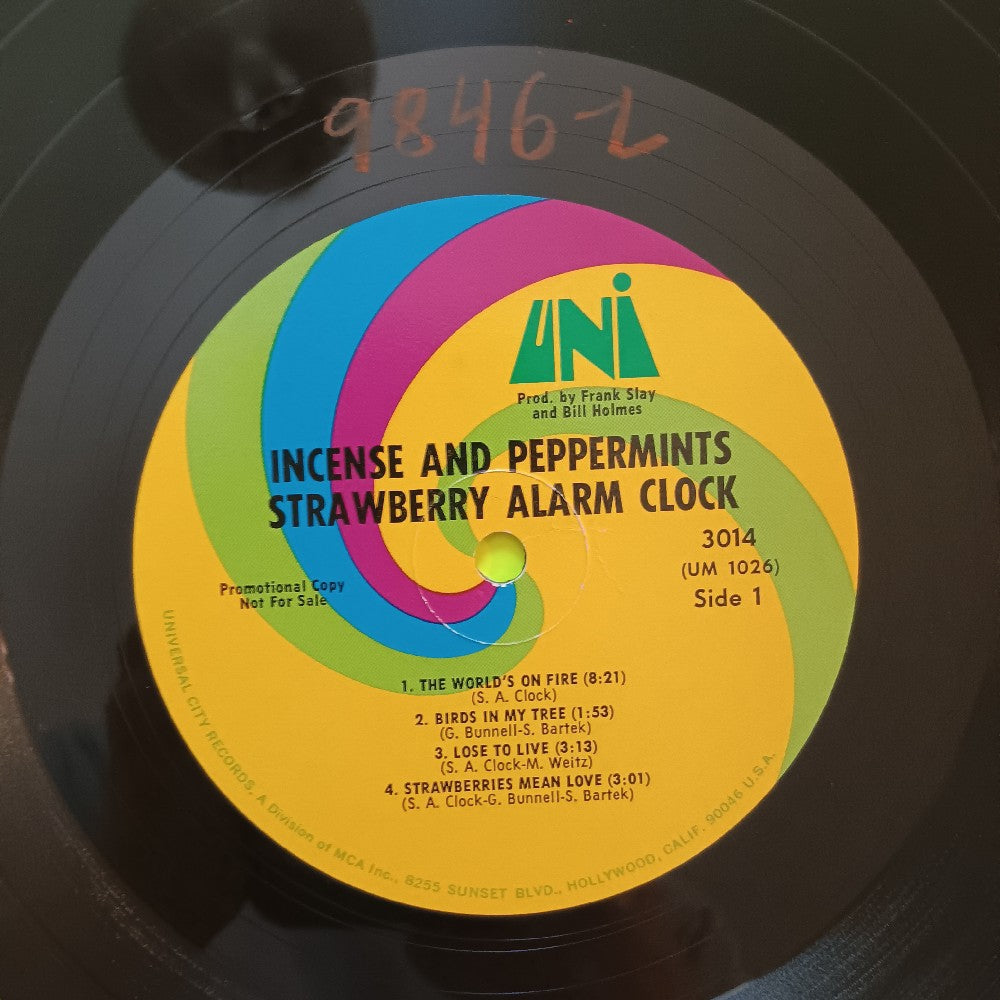 Strawberry Alarm Clock - Incense And Peppermints OG Mono PROMO - 1967 - UNI 3014 - Used - VG+ - Vinyl Strawberry Alarm Clock - Incense And Peppermints OG Mono PROMO - 1967 - UNI 3014 - Used - VG+ - Vinyl