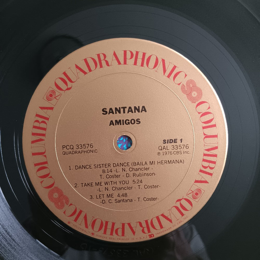 Santana - Amigos QUAD - 1976 - PCQ 33576 - Used - VG++ - Vinyl Santana - Amigos QUAD - 1976 - PCQ 33576 - Used - VG++ - Vinyl