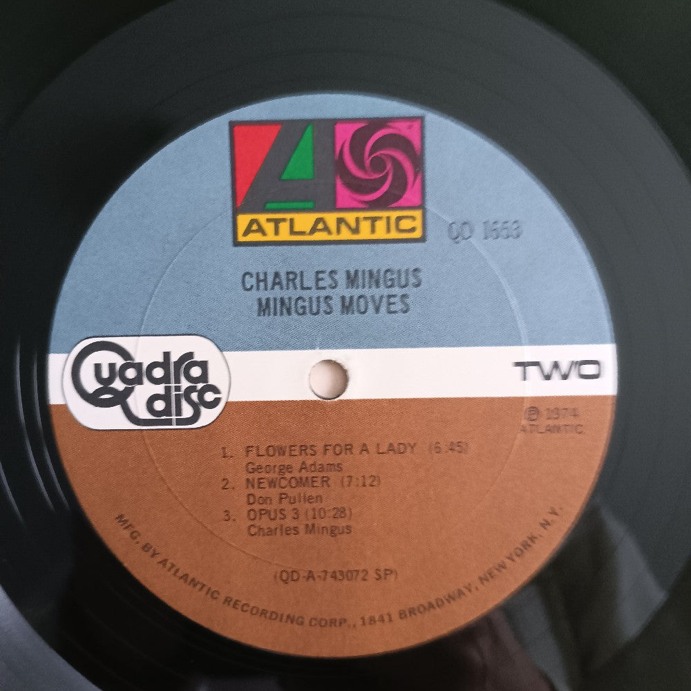Charles Mingus - Mingus Moves QUAD - 1974 - QD 1653 - Used - VG++ - Vinyl Charles Mingus - Mingus Moves QUAD - 1974 - QD 1653 - Used - VG++ - Vinyl