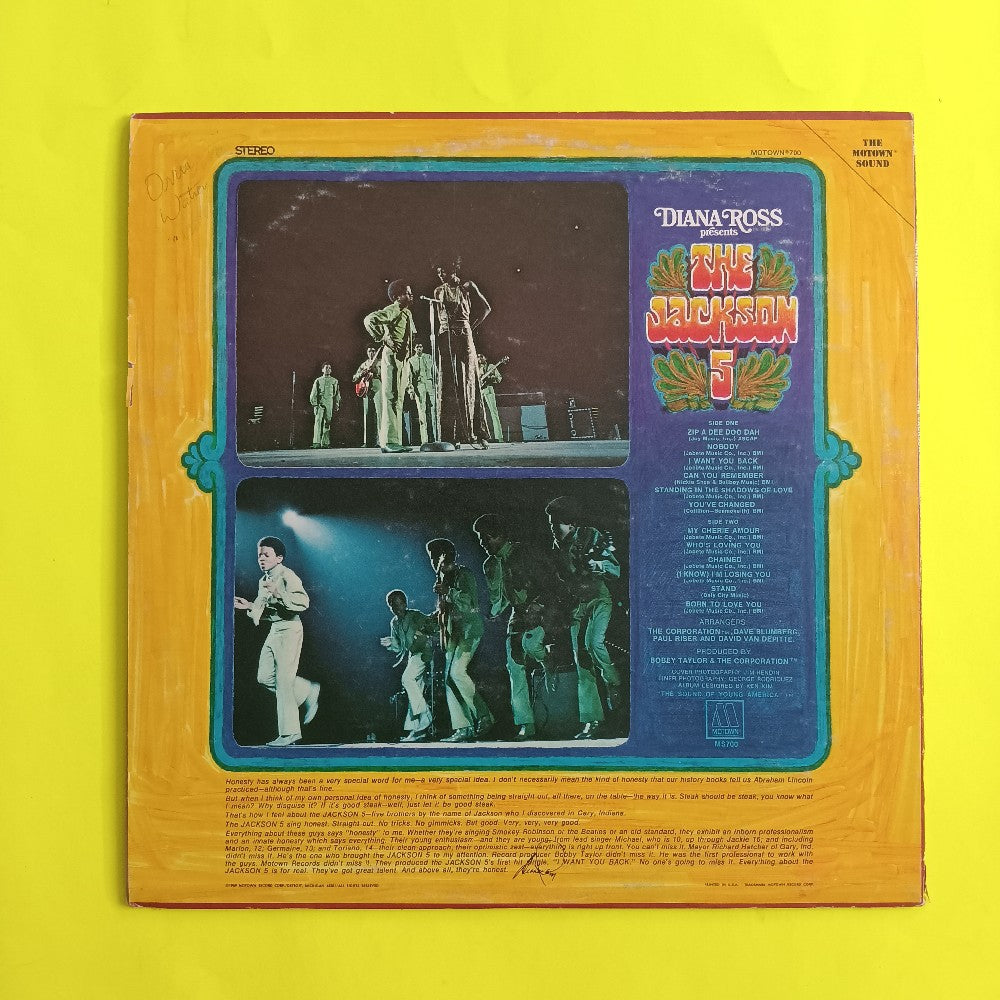 Jackson Five - Diana Ross Presents The Jackson 5 HEAVY DG H - 1969 - MS-700 - Used - VG++ - Vinyl Jackson Five - Diana Ross Presents The Jackson 5 HEAVY DG H - 1969 - MS-700 - Used - VG++ - Vinyl