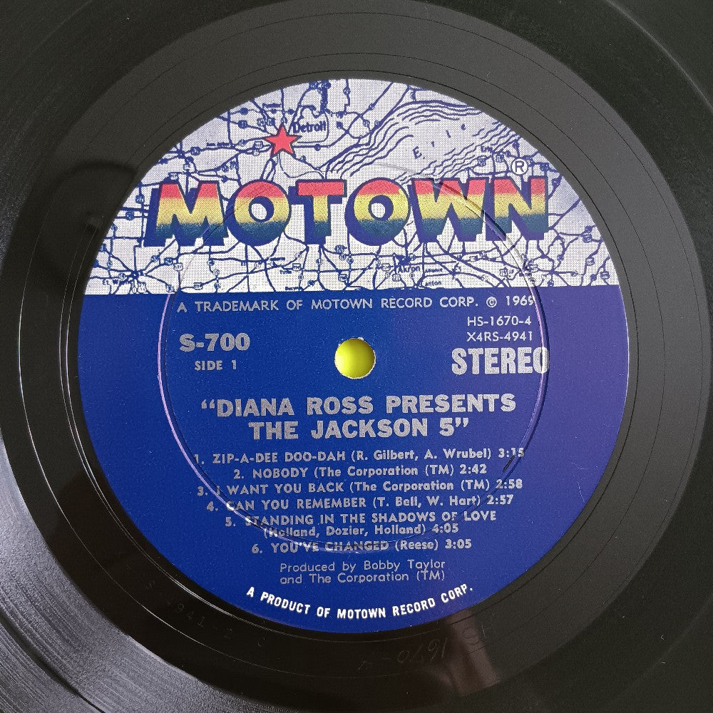 Jackson Five - Diana Ross Presents The Jackson 5 HEAVY DG H - 1969 - MS-700 - Used - VG++ - Vinyl Jackson Five - Diana Ross Presents The Jackson 5 HEAVY DG H - 1969 - MS-700 - Used - VG++ - Vinyl