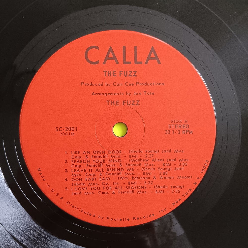 The Fuzz - The Fuzz / Self Titled - 1971 - SC-2001 - Used - VG++ - Vinyl The Fuzz - The Fuzz / Self Titled - 1971 - SC-2001 - Used - VG++ - Vinyl