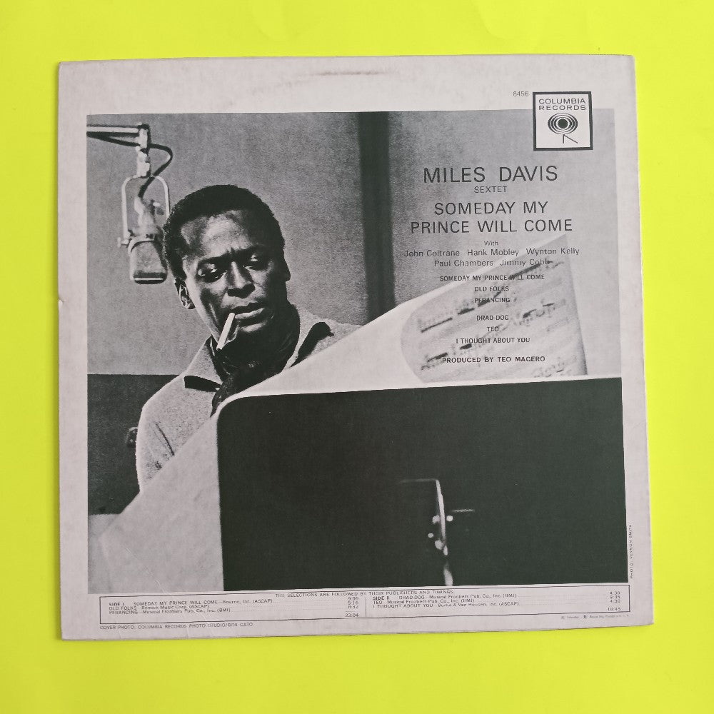 Miles Davis - Someday My Prince Will Come - 1977 - PC 8456 - Used - VG++ - Vinyl Miles Davis - Someday My Prince Will Come - 1977 - PC 8456 - Used - VG++ - Vinyl