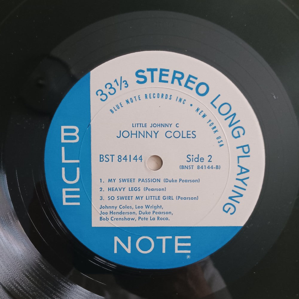 Johnny Coles - Little Johnny C OG Stereo RVG Ear - 1963 - BST 84144 - Used - VG++ - Vinyl Johnny Coles - Little Johnny C OG Stereo RVG Ear - 1963 - BST 84144 - Used - VG++ - Vinyl