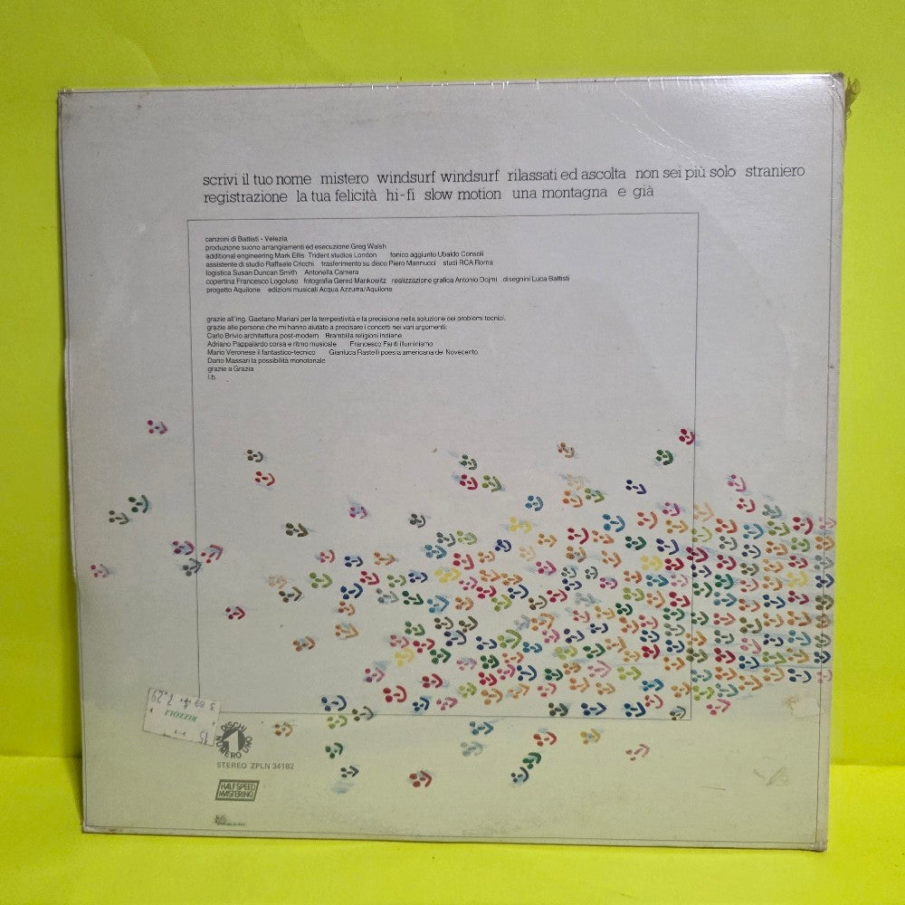 Lucio Battisti - E Gia' - 1982 - ZPLN 34182 - New - Sealed - Vinyl Lucio Battisti - E Gia' - 1982 - ZPLN 34182 - New - Sealed - Vinyl